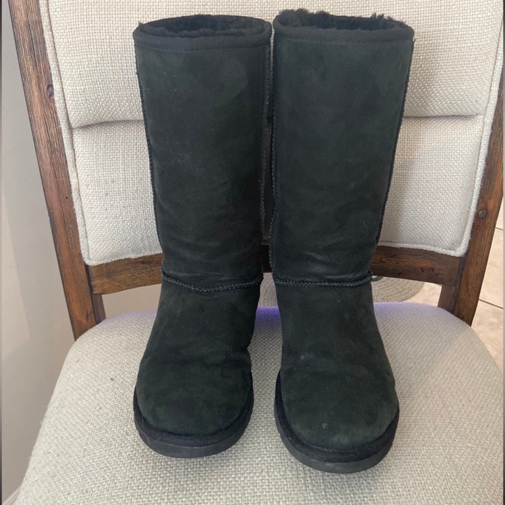 UGG Black Classic Tall Sheepskin Boot